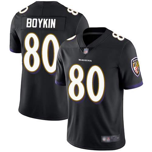 Baltimore Ravens Limited Black Men Miles Boykin Alternate Jersey NFL Football 80 Vapor Untouchable